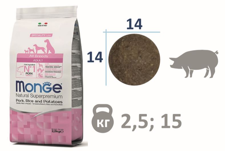 Monge Dog Speciality Adult All Breeds (Свинина)